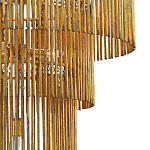 Люстра трёхъярусная золотого цвета Metal Tentacles варинант исполнения - 2 | Loft Concept в Самаре