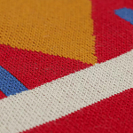 Плед хлопковый по мотивам чувашских орнаментов Ural and Siberian Patterns варинант исполнения - 4 | Loft Concept в Самаре