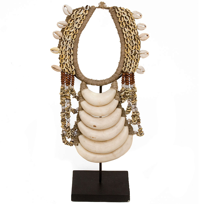Этническое ожерелье из ракушек Beige Shells Necklace Бежевый Коричневый Черный Этническое ожерелье из ракушек Beige Shells Necklace Бежевый Коричневый Черный в Самаре | Loft Concept