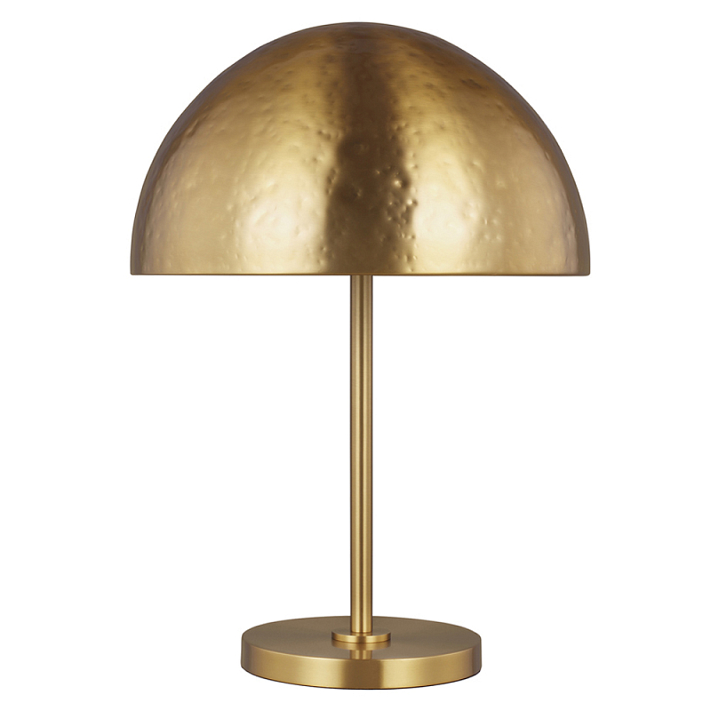 Настольная лампа с полусферическим абажуром золотого цвета Generation Lighting Золотой в Самаре | Loft Concept 