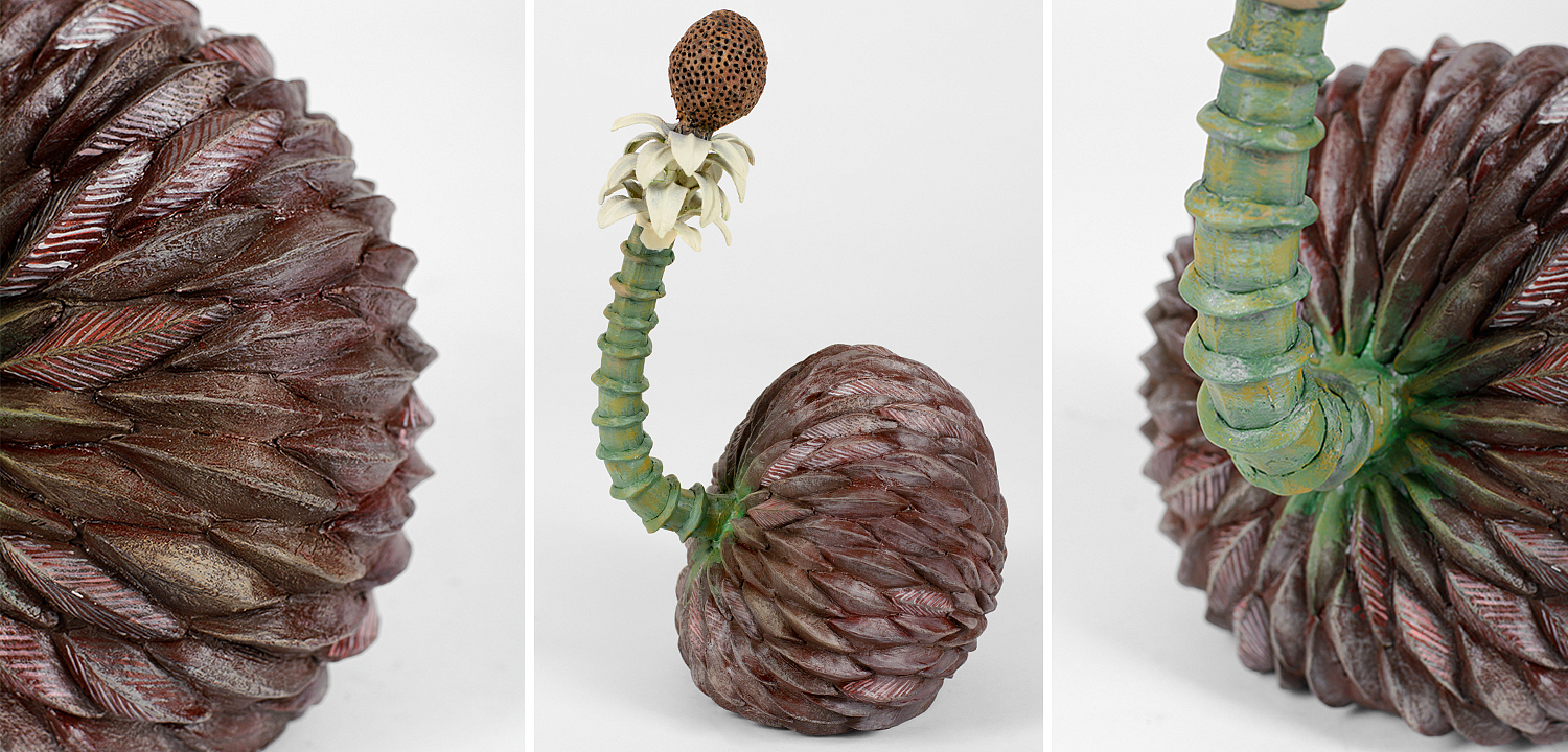 Статуэтка тропический фрукт Tropical Fruit brown feathers Статуэтка тропический фрукт Tropical Fruit brown feathers - Loft-Concept в Самаре