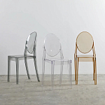 Прозрачный стул с янтарным оттенком LOUIS GHOST CHAIR варинант исполнения - 9 | Loft Concept в Самаре