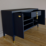 Комод-буфет Elsa Dreams Blue с открытыми полками   варинант исполнения - 6 | Loft Concept в Самаре