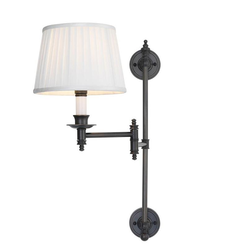 Бра Wall Lamp Indigo Bronze Темная бронза Белый Бра Wall Lamp Indigo Bronze Темная бронза Белый в Самаре | Loft Concept