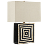 Настольная лампа с квадратным основанием и прямоугольным абажуром Neat Lines варинант исполнения - 4 | Loft Concept в Самаре