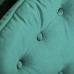 Кресло с мягкой обивкой из велюра на 4-х ножках из массива березы Scarlett Armchair green варинант исполнения - 4 | Loft Concept в Самаре