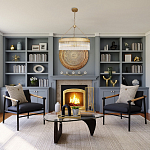 Люстра подвесная круглая со стеклянными трубками Nembus варинант исполнения - 5 | Loft Concept в Самаре