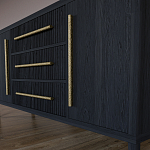 Буфет Primo с тремя ящиками и двумя фасадами Черный дуб варинант исполнения - 7 | Loft Concept в Самаре