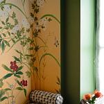 Обои ручная роспись Four Seasons Original colourway on painted Xuan paper with gold ombre варинант исполнения - 2 | Loft Concept в Самаре