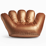 Дизайнерское кожаное кресло в форме руки Poltronova Joe Gold  Armchair варинант исполнения - 1 | Loft Concept в Самаре