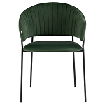 Стул в велюре зеленого цвета Horizon варинант исполнения - 2 | Loft Concept в Самаре