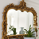 Зеркало настенное в ажурной раме в стиле барокко Ornate Ornaments варинант исполнения - 1 | Loft Concept в Самаре