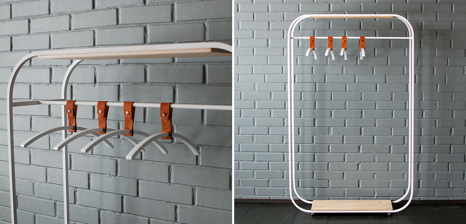 Рейл Austen Industrial Metal Rust Clothes Rail Рейл Austen Industrial Metal Rust Clothes Rail - Loft-Concept в Самаре