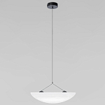 Подвесной светильник с белым тканевым плафоном в форме облака Crystal Cloud Junction варинант исполнения - 4 | Loft Concept в Самаре