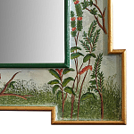 Зеркало в стиле Шинуазри ручная роспись Chinoiserie Garden White Mirror варинант исполнения - 2 | Loft Concept в Самаре