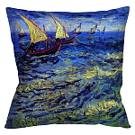Подушка декоративная Корабли Impressionism in Art варинант исполнения - 1 | Loft Concept в Самаре