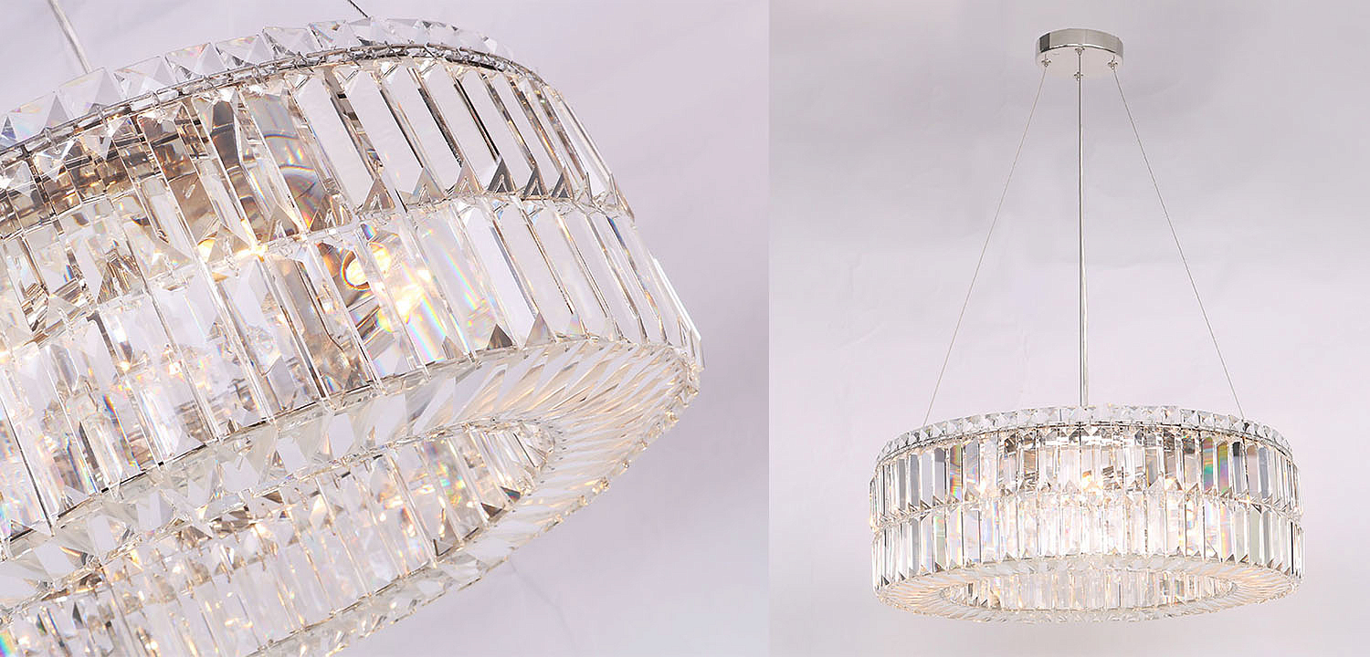 Люстра Darleen Crystal Nickel Chandelier 12 Люстра Darleen Crystal Nickel Chandelier 12 - Loft-Concept в Самаре