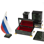 Настольный письменный набор из нефрита в подарочной коробке Victorious варинант исполнения - 7 | Loft Concept в Самаре