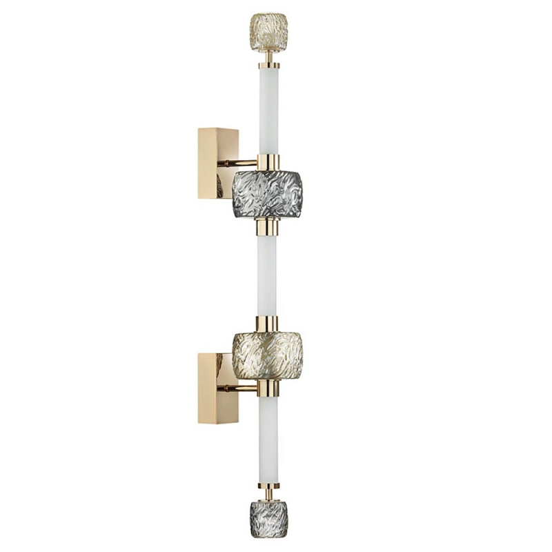 Светодиодное бра Rovelly Gold 95 см Белый Золотой Коньяк Светодиодное бра Rovelly Gold 95 см Белый Золотой Коньяк в Самаре | Loft Concept