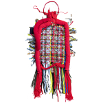 Настенный ковер разноцветный из одежды Heart варинант исполнения - 1 | Loft Concept в Самаре