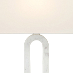 Настольная лампа на арочном корпусе с прямоугольным абажуром One Piece Support варинант исполнения - 1 | Loft Concept в Самаре