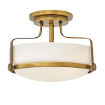 Потолочный светильник с круглым матовым белым плафоном Hinkley варинант исполнения - 5 | Loft Concept в Самаре