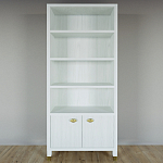 Книжный Стеллаж Elsa Dreams White с задней стенкой варинант исполнения - 5 | Loft Concept в Самаре