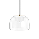 Подвесной светильник с куполообразным прозрачным стеклянным плафоном Grada Light варинант исполнения - 1 | Loft Concept в Самаре