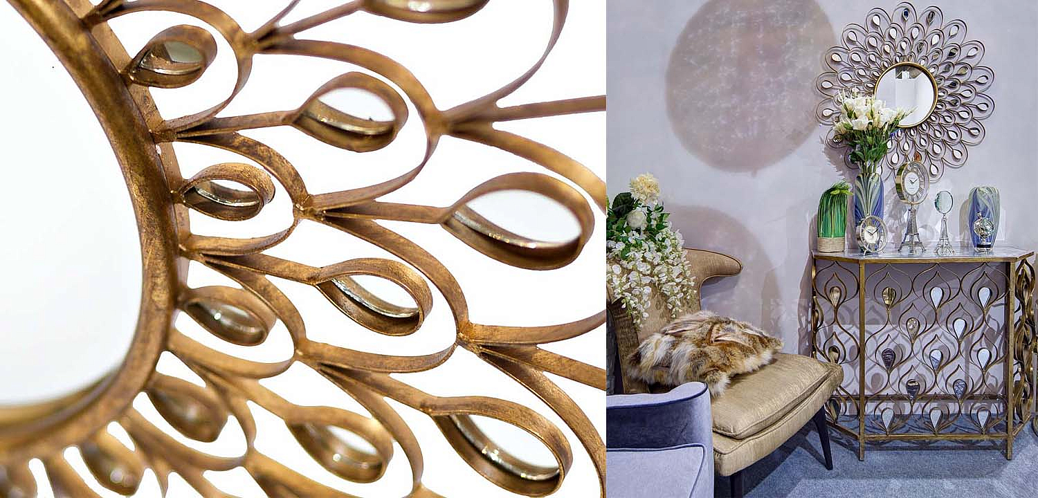 Зеркало Mirror Peacock Feathers Зеркало Mirror Peacock Feathers - Loft-Concept в Самаре