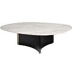 Стол журнальный овальный с контрастным основанием Subsequence варинант исполнения - 1 | Loft Concept в Самаре