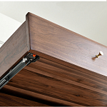 Стол рабочий округлой формы с 3-мя ящиками  Working Moonnut Table варинант исполнения - 4 | Loft Concept в Самаре