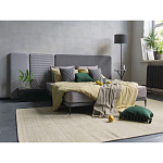 Кровать с большим мягким изголовьем Unity Grey Bed варинант исполнения - 4 | Loft Concept в Самаре