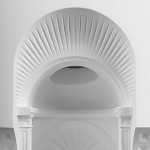 Встраиваемый в стену гипсовый светильник под покраску с арками и рельефными колоннами Antiquity Athena варинант исполнения - 6 | Loft Concept в Самаре