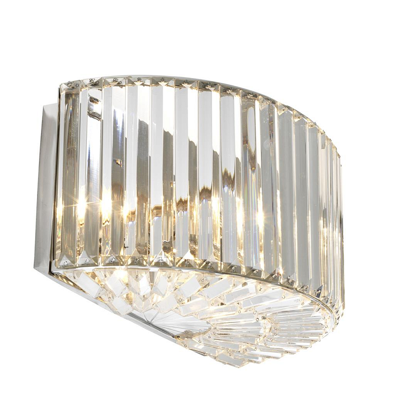 Бра Wall Lamp Infinity Nickel Никель Прозрачное Стекло Бра Wall Lamp Infinity Nickel Никель Прозрачное Стекло в Самаре | Loft Concept