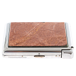 Портсигар на 20 сигарет с газовой зажигалкой из натурального камня Яшма Stone Cigarettes Cases варинант исполнения - 1 | Loft Concept в Самаре