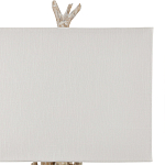 Настольная лампа с каркасом в виде веток деревьев с абажуром из ткани Natural Driftwood варинант исполнения - 3 | Loft Concept в Самаре