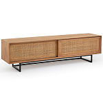 ТВ-тумба из массива тика Busto TV Stand варинант исполнения - 2 | Loft Concept в Самаре