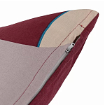 Подушка декоративная хлопковая с абстрактным принтом Elysian Flow Terra варинант исполнения - 4 | Loft Concept в Самаре