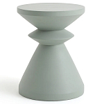 Светло-серый приставной столик из массива AMORPHOUS варинант исполнения - 1 | Loft Concept в Самаре