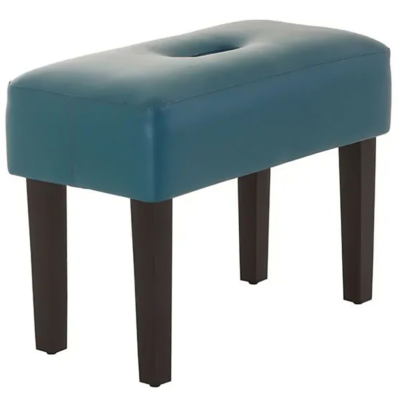 Мягкий пуф на черных ножках Winton Pouf Мульти Мягкий пуф на черных ножках Winton Pouf Мульти в Самаре | Loft Concept