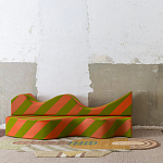 Дизайнерский модульный диван волнистой формы с цветным принтом Poltronova Superonda Sofa варинант исполнения - 29 | Loft Concept в Самаре