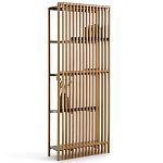 Стеллаж из дерева и метала Furniture Gutter and Lattice Rack варинант исполнения - 3 | Loft Concept в Самаре