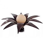 Настольная лампа черная INDONESIAN LAMPS варинант исполнения - 1 | Loft Concept в Самаре