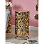 Столик приставной с цветочной резной фактурой Madagascar варинант исполнения - 5 | Loft Concept в Самаре