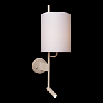 Бра с цилиндрическим тканевым абажуром и регулируемым спотом Pure Cylinder варинант исполнения - 1 | Loft Concept в Самаре