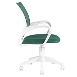 Офисное кресло с основанием из белого пластика Desk chairs Green варинант исполнения - 3 | Loft Concept в Самаре