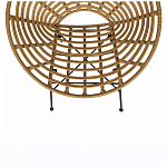Стул круглый с ротанговым плетением Round Wicker Stool варинант исполнения - 7 | Loft Concept в Самаре