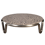 Стол журнальный круглый с узором Table Hypontic Pattern варинант исполнения - 1 | Loft Concept в Самаре