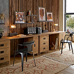 Настольная лампа с плафоном из перфорированного металла Elledge Table Lamp варинант исполнения - 4 | Loft Concept в Самаре