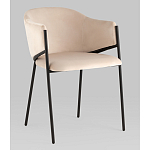 Стул Brace велюр молочный варинант исполнения - 1 | Loft Concept в Самаре